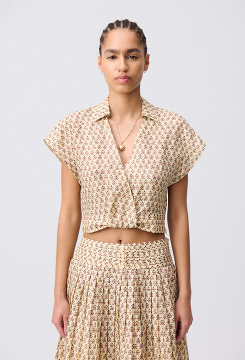 Chemise fluide courte