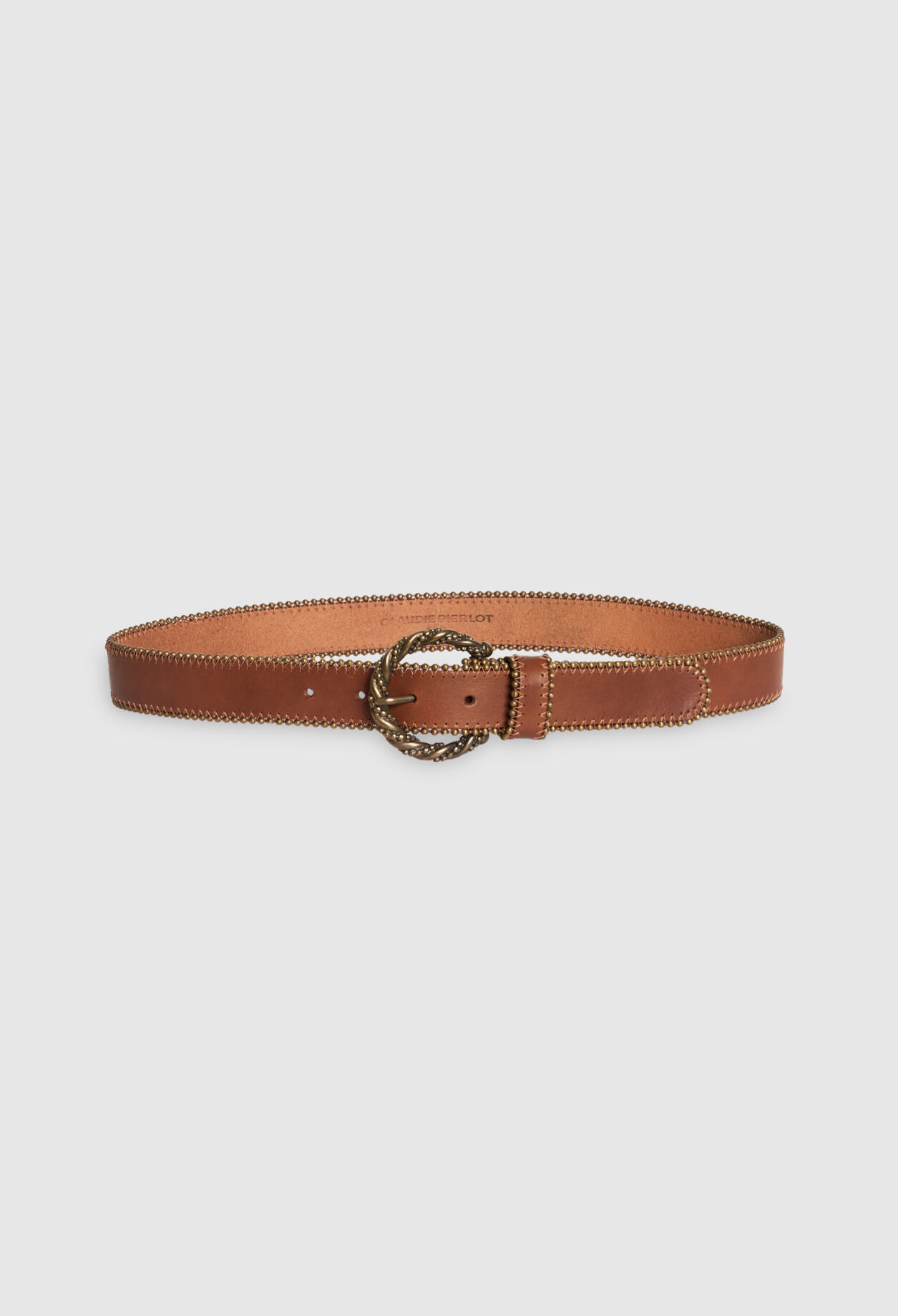 Ceinture cuir camel
