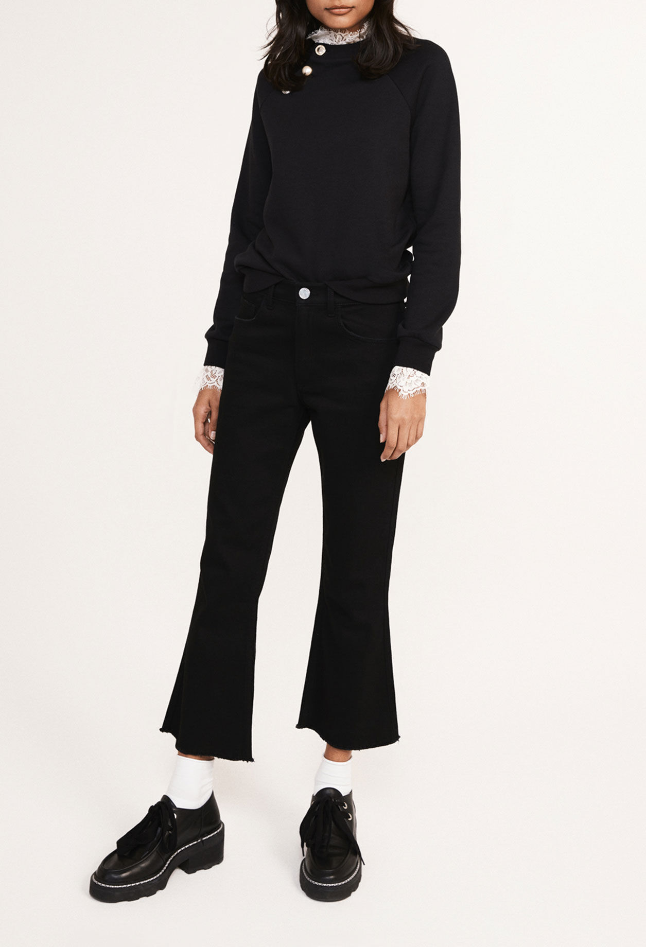 Sweatshirt à col