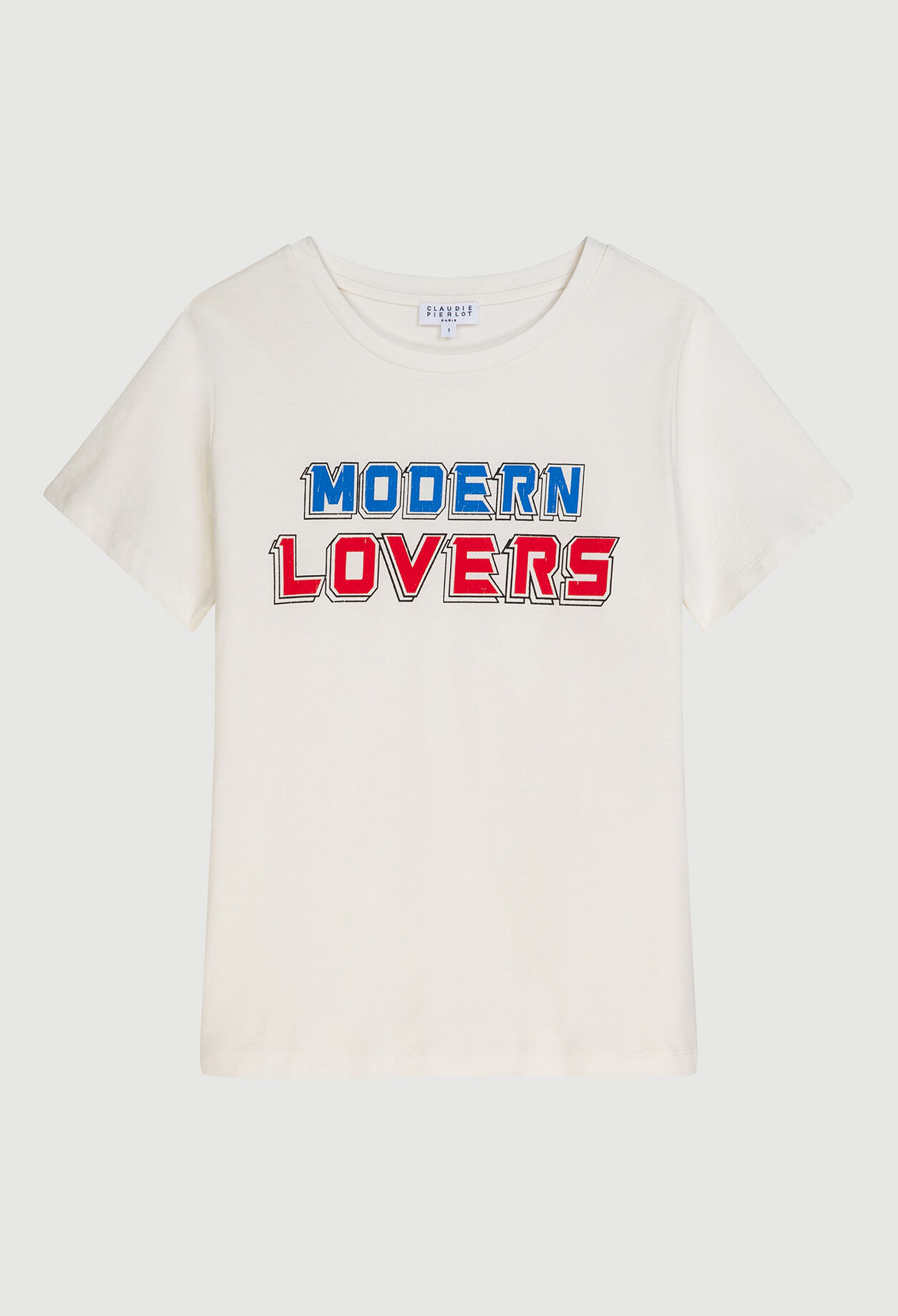 T-shirt blanc sérigraphié