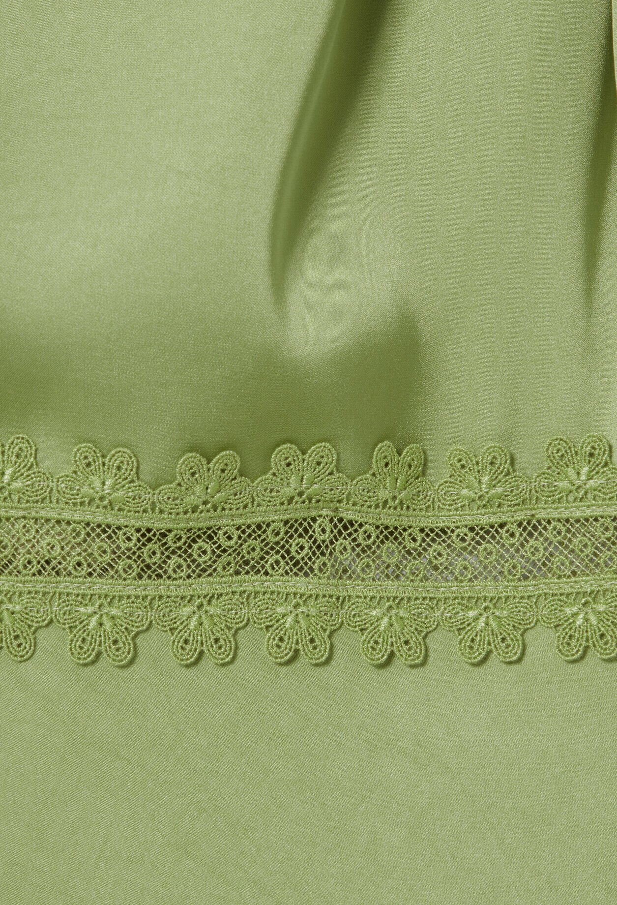 Satin and Lace Maxi Dress