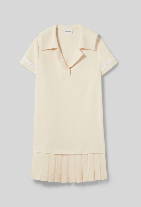 Pleated Mini Dress