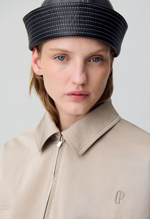 Blouson oversize zippé