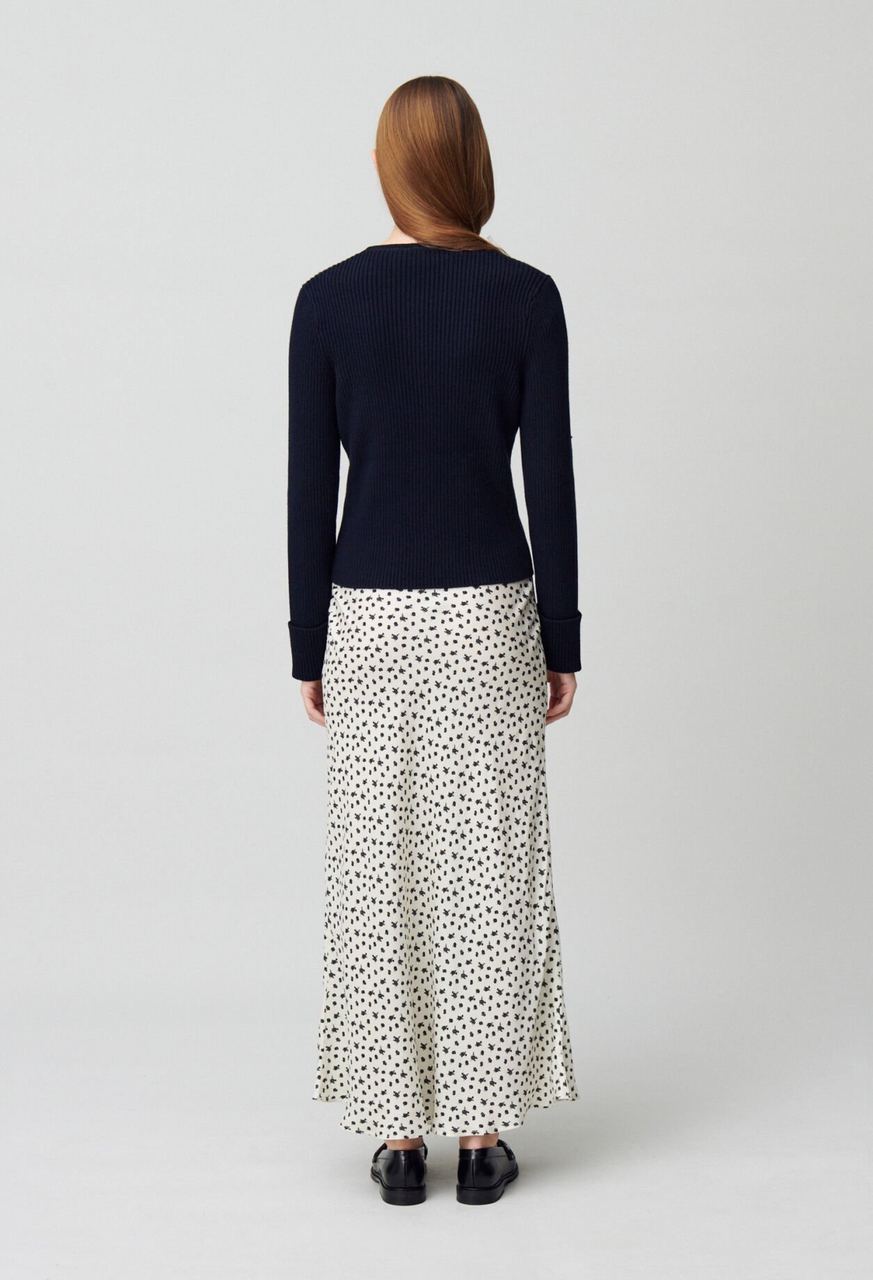 Cardigan laine mélangée boutonné