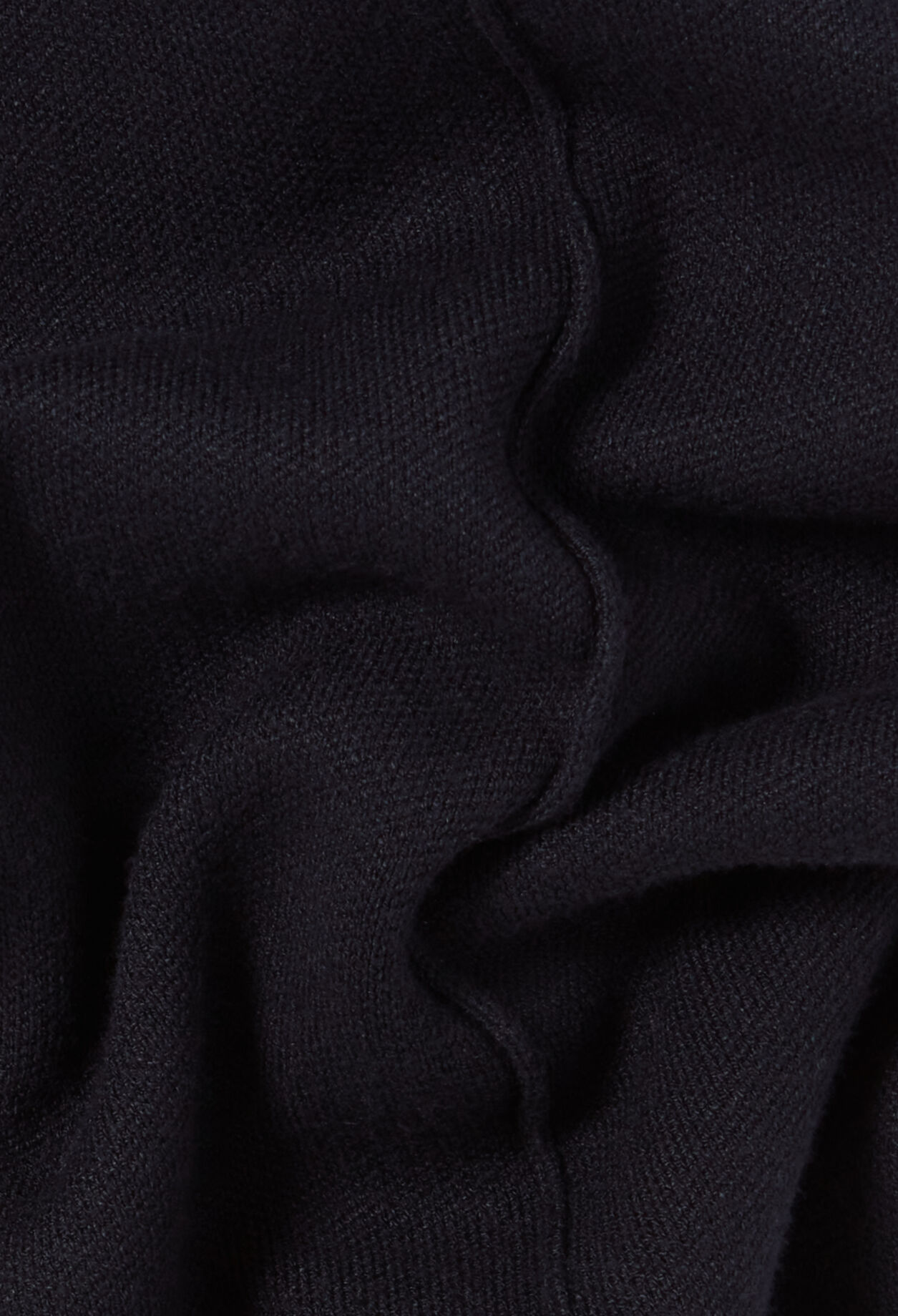 Navy blue knitted trousers