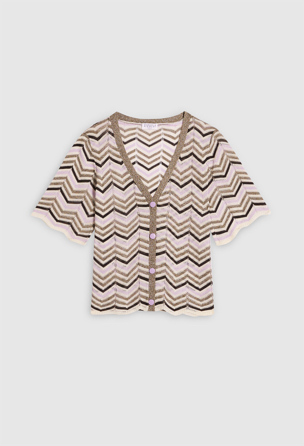 Short sleeve cardigan