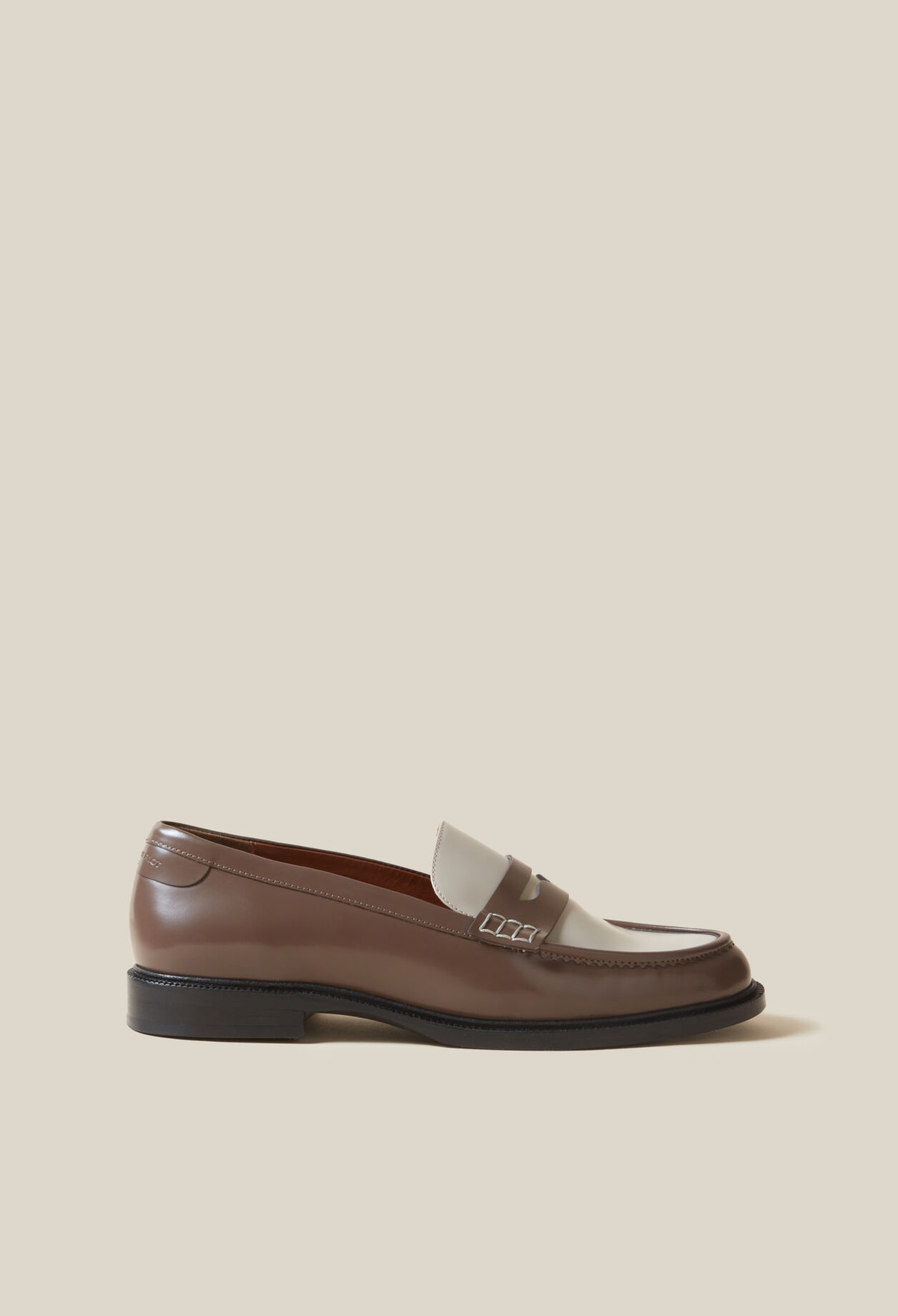 Two-tone Patent Loafers