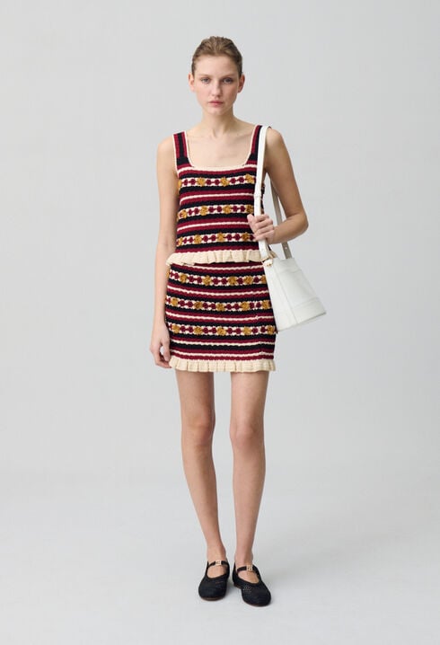 Jupe courte crochet