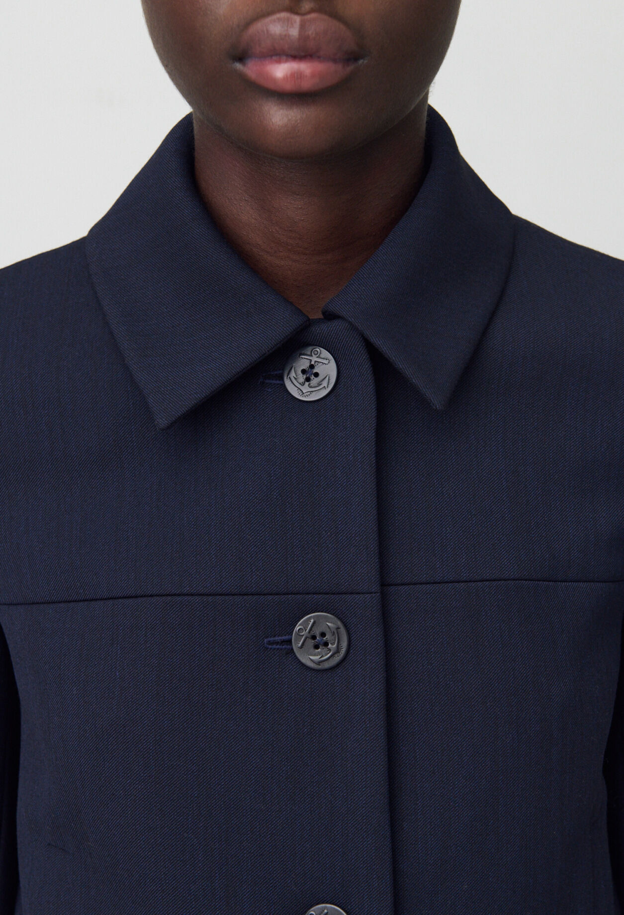 Veste boite marine