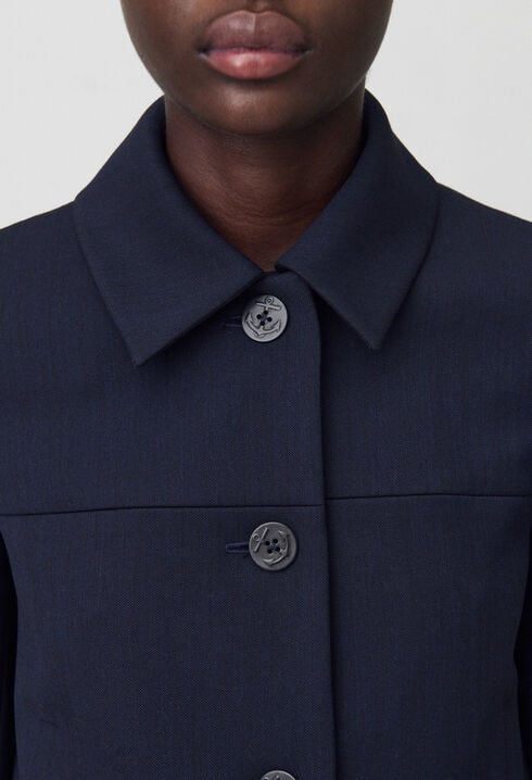 Veste boite marine