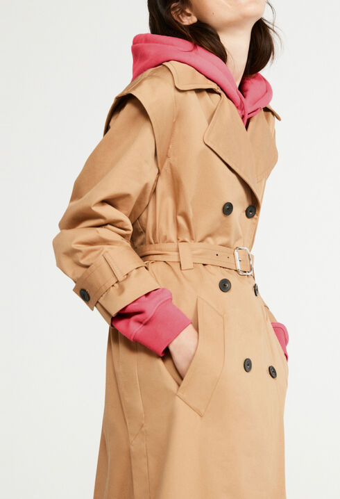 Beige  trench coat