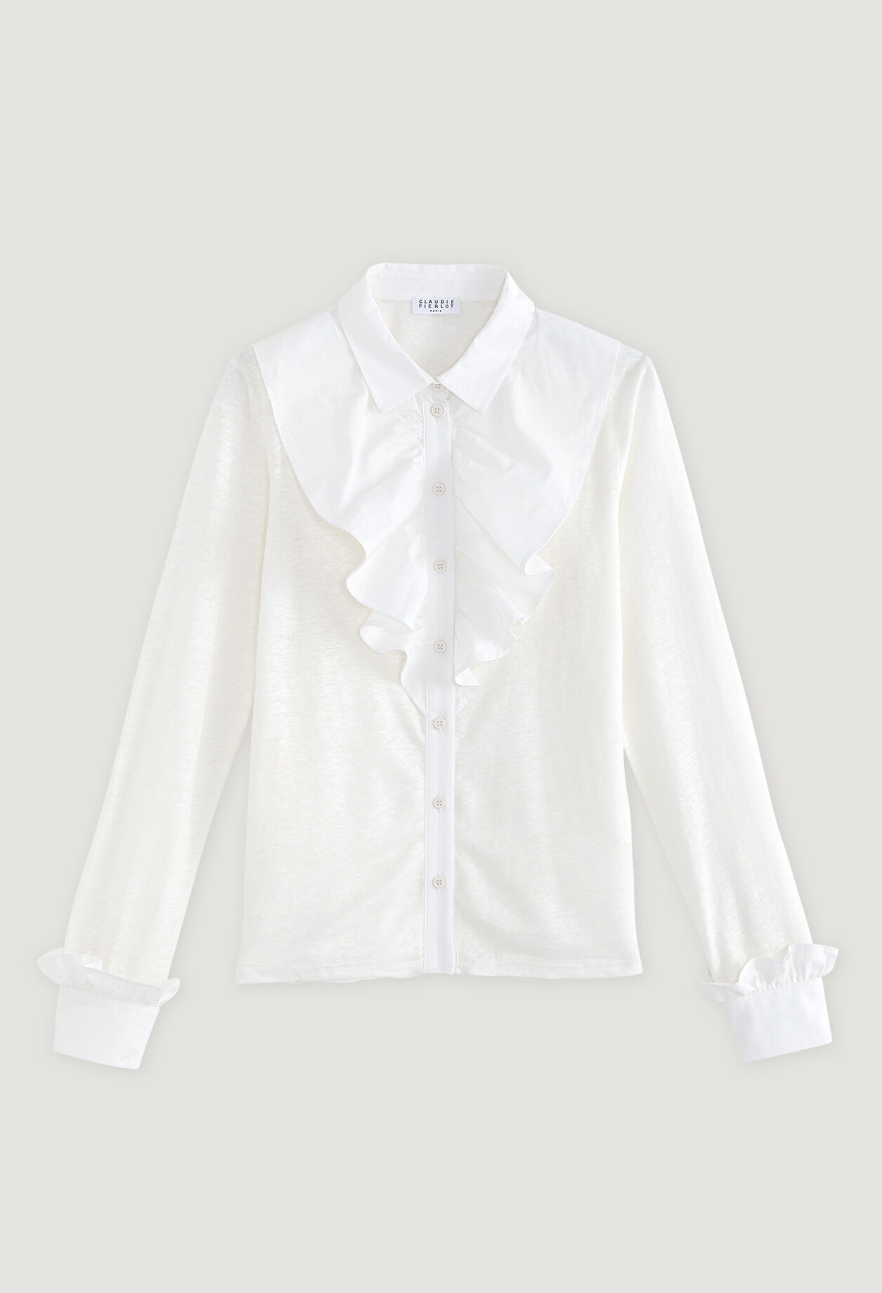 T-shirt façon chemise
