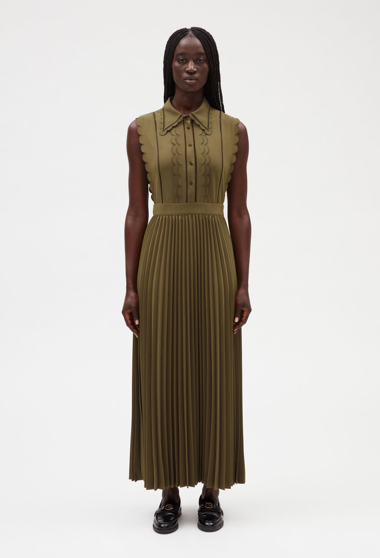 Long khaki dress