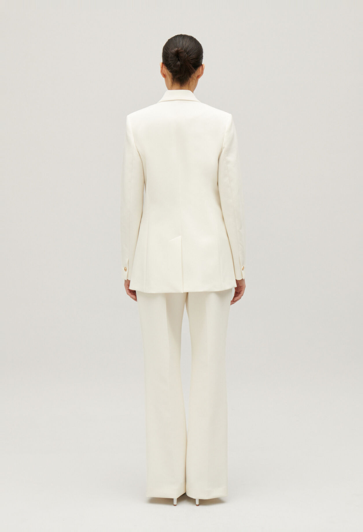 Veste tailleur bimatières