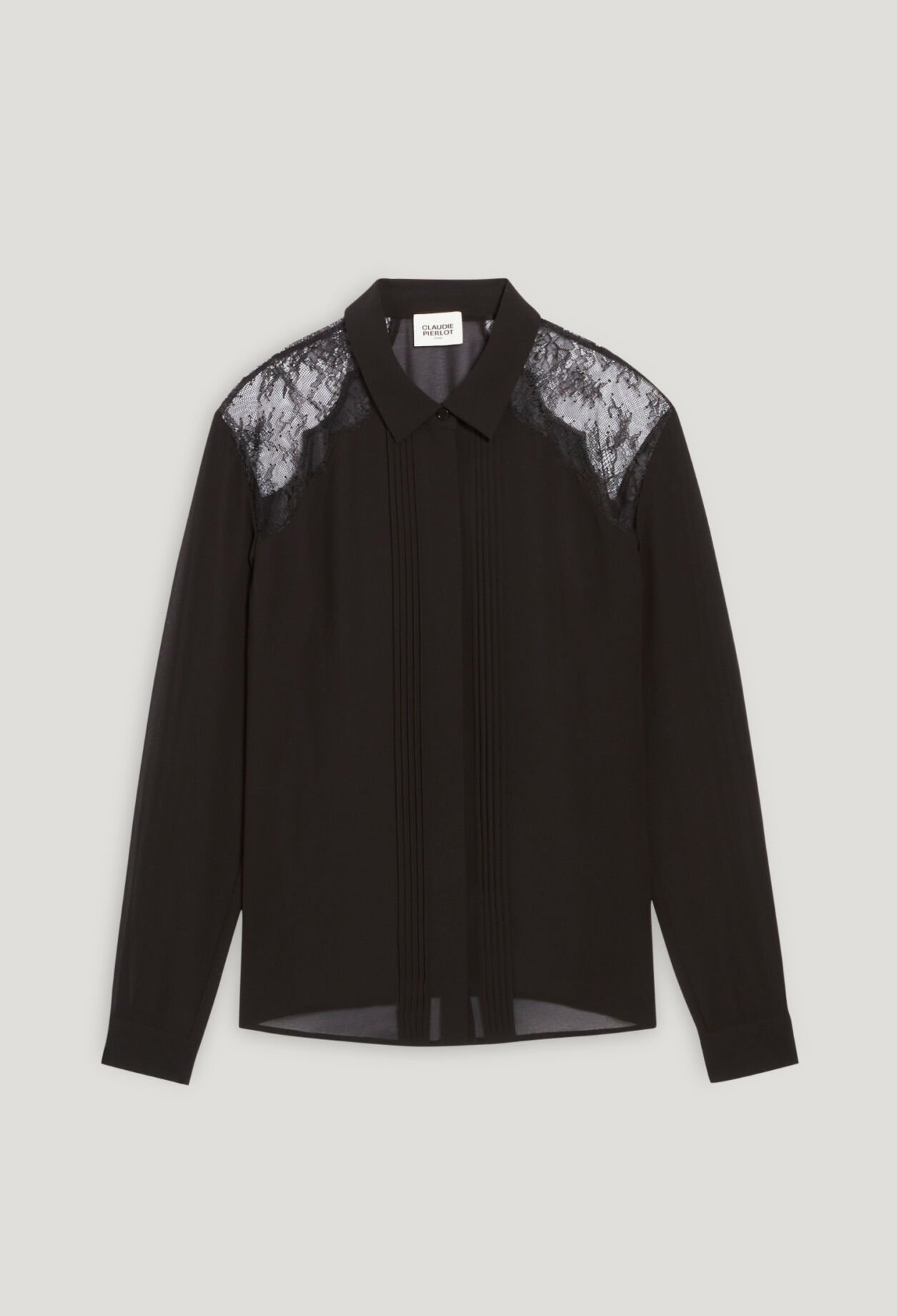 Chemise dentelle noire