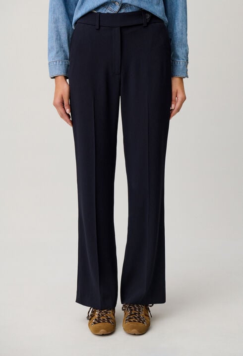 Tailored Straight-Leg Trousers