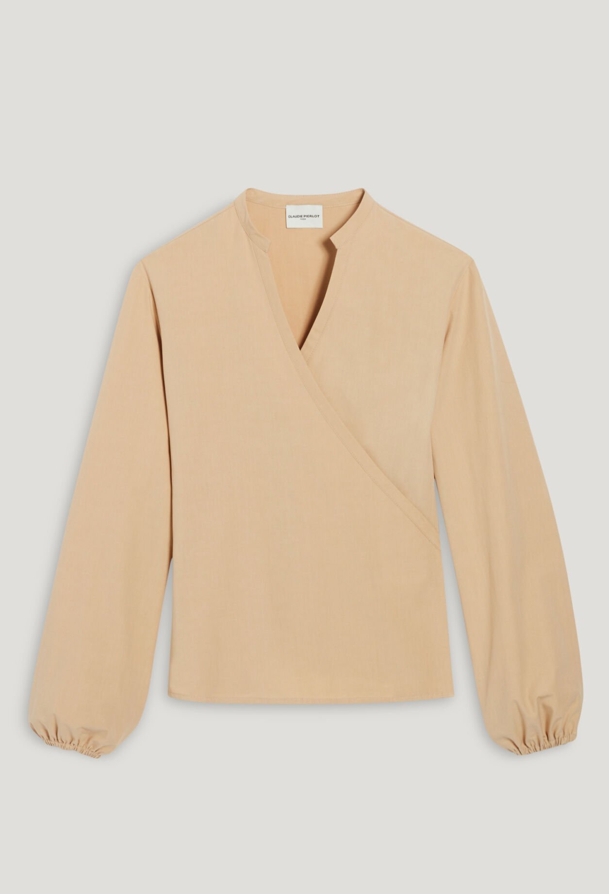 Sand wrap blouse