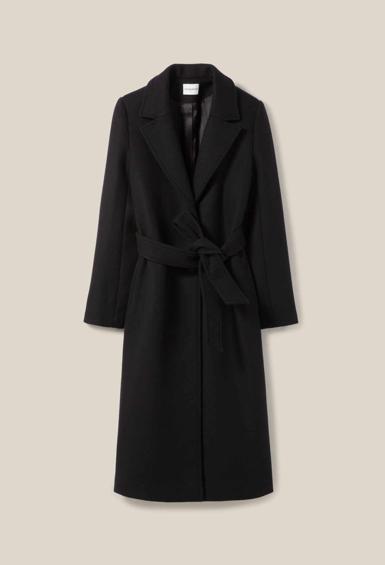 Manteau long ceinture