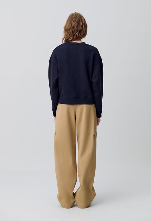 Sweatshirt col foulard