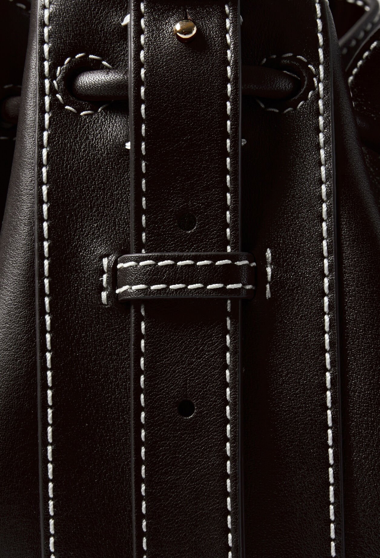 Leather Bucket Bag