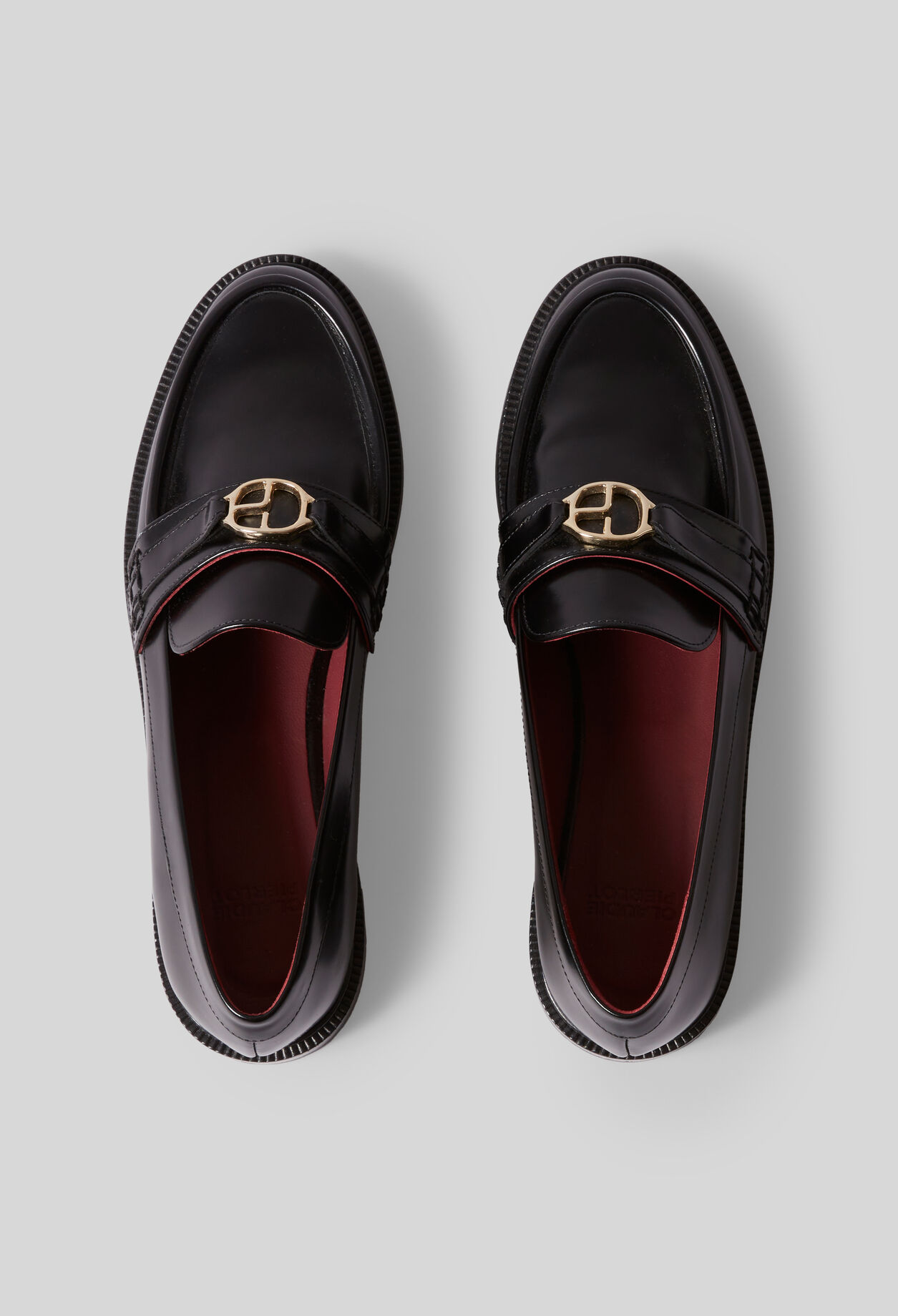 Leather loafers
