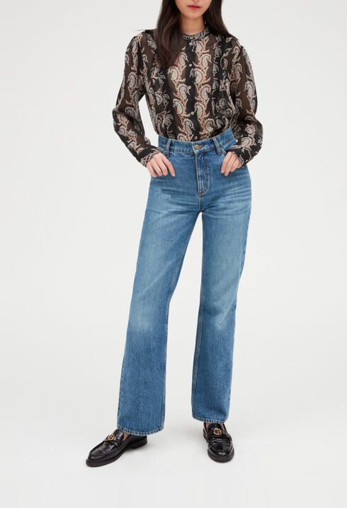 Chemise imprimé cachemire