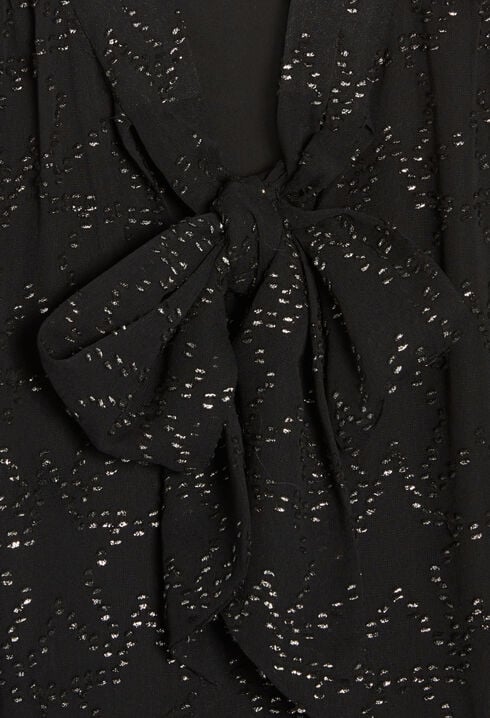 Robe courte à motifs étoiles