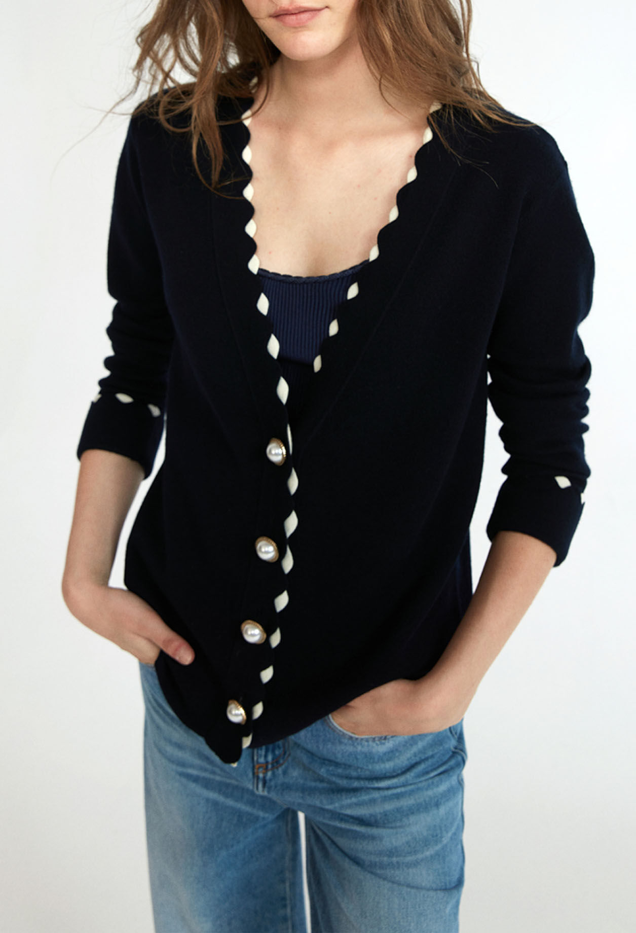 Wool cardigan