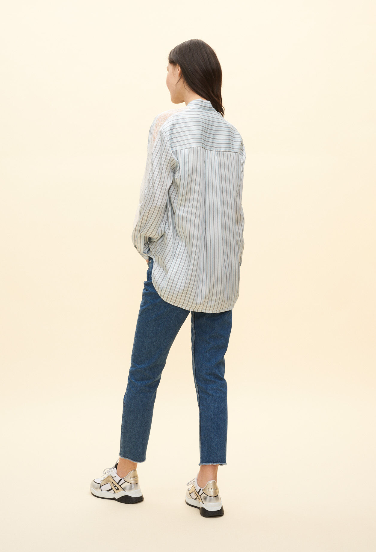 Chemise col lavallière