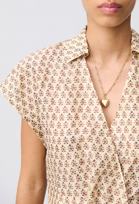 Chemise fluide courte