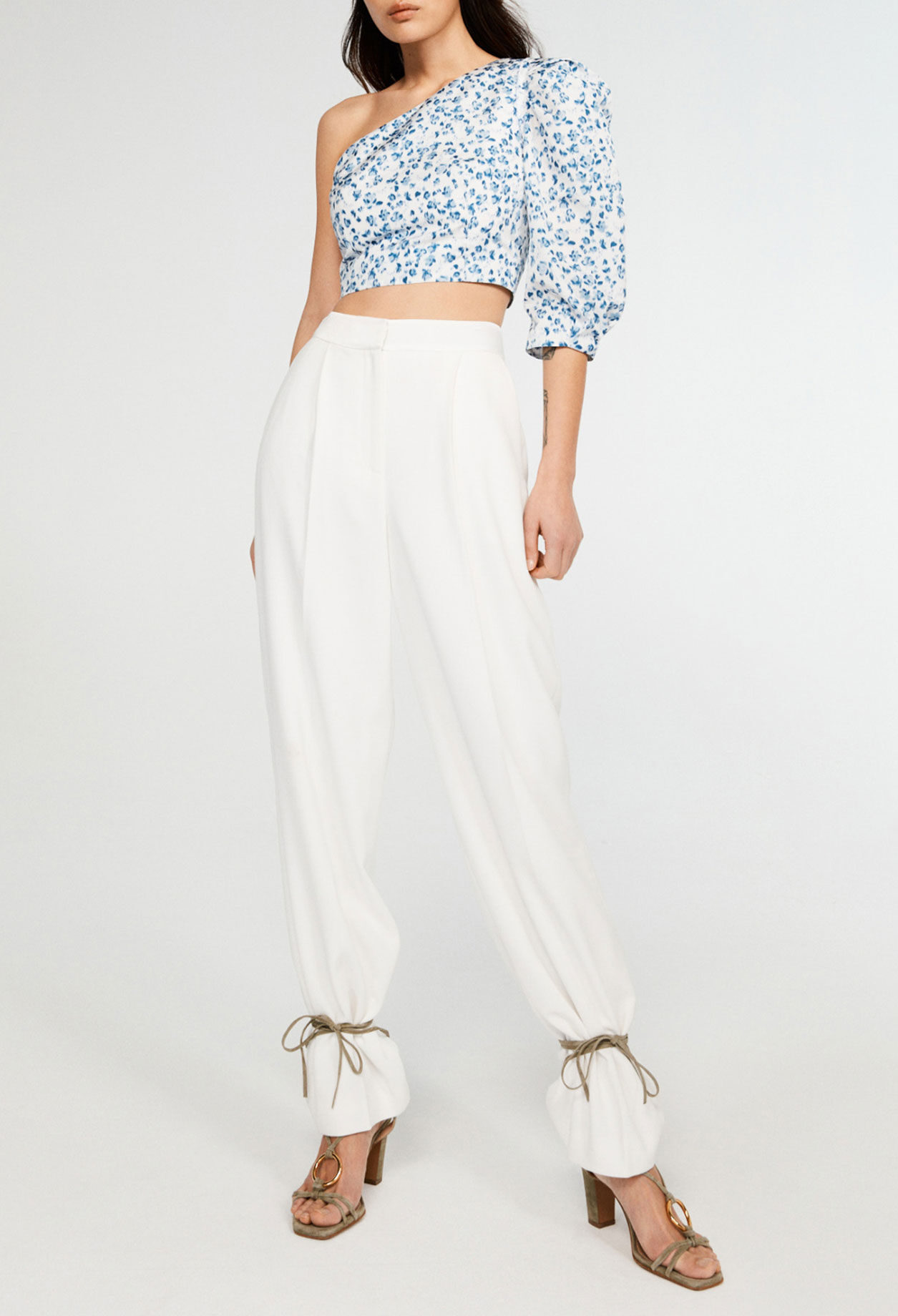 Asymmetric blouse