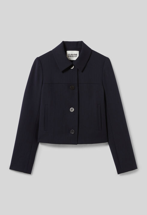 Veste boite marine