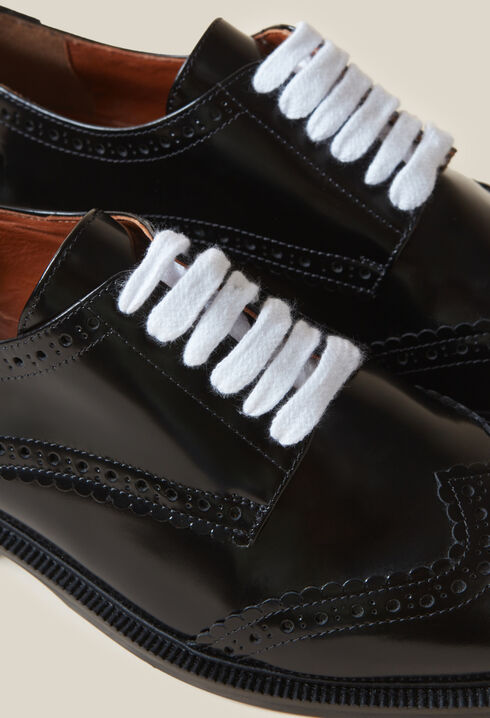 Derbies cuir vernis