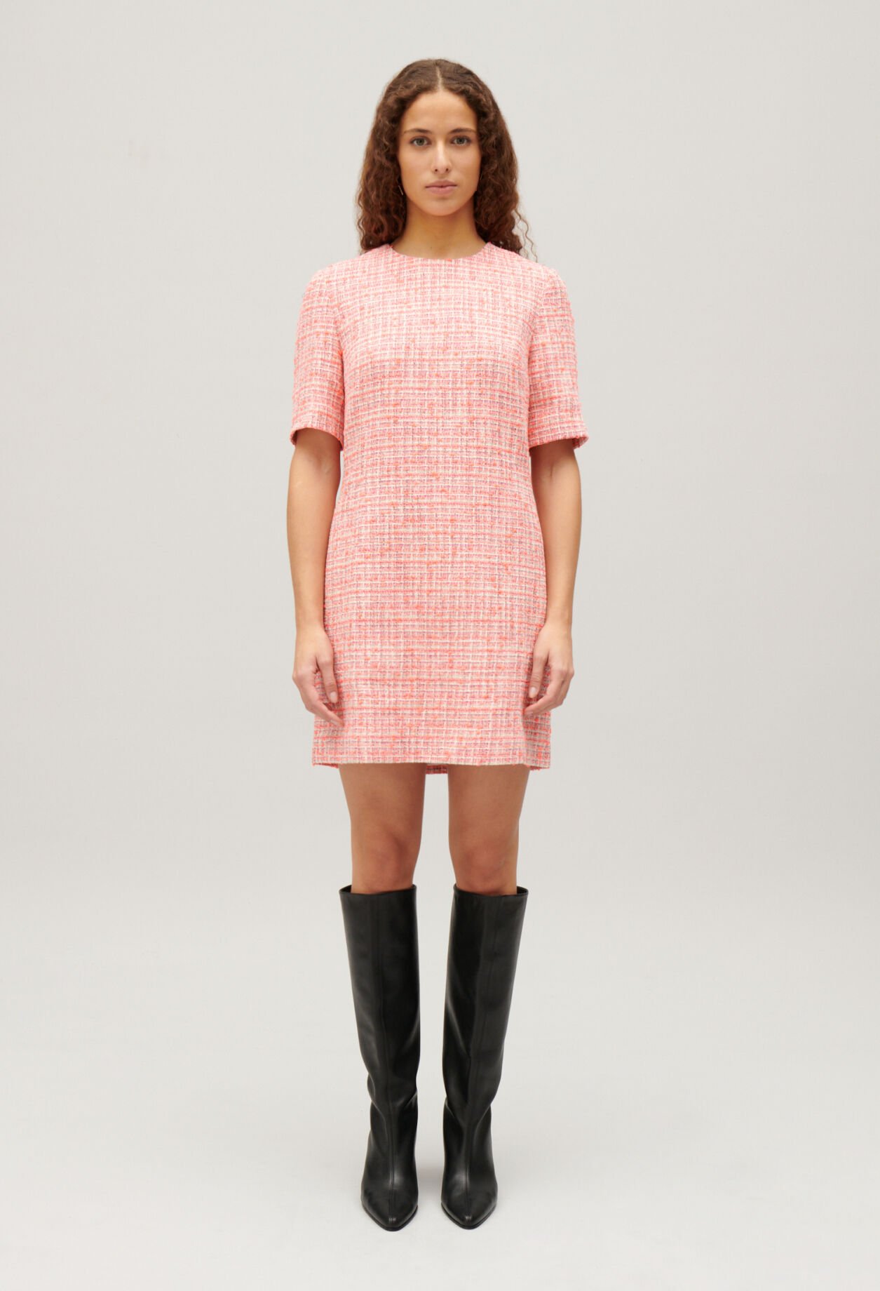 Short tweed dress