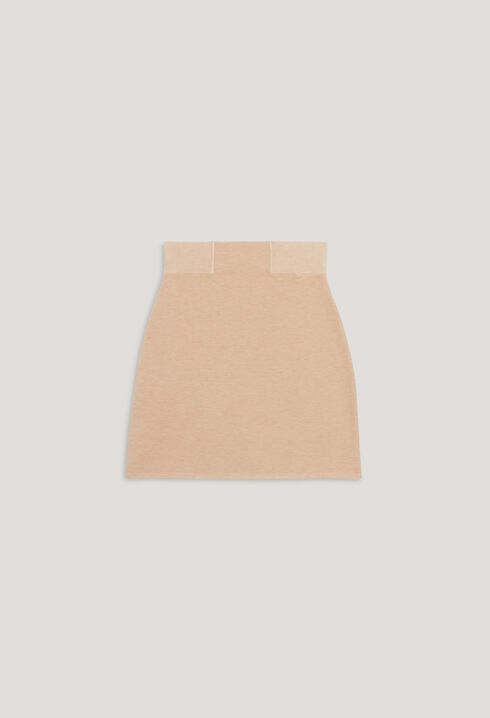 Short high-waisted skirt