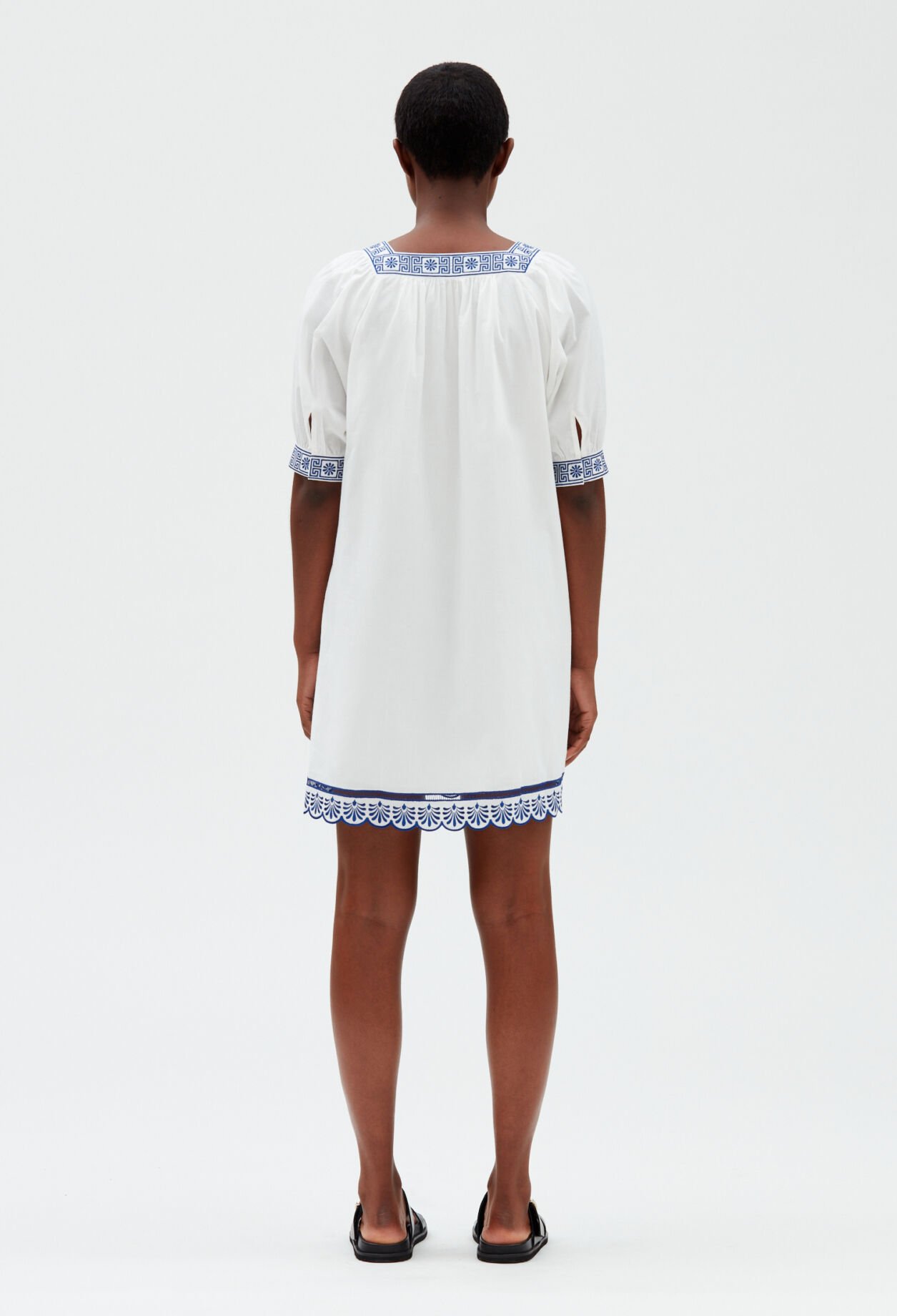 Robe courte écrue