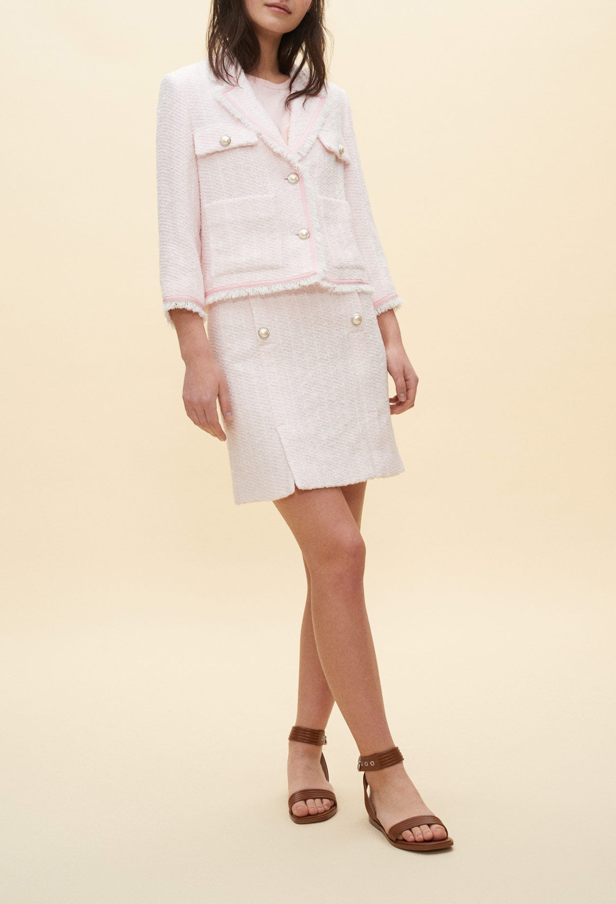 Short tweed jacket