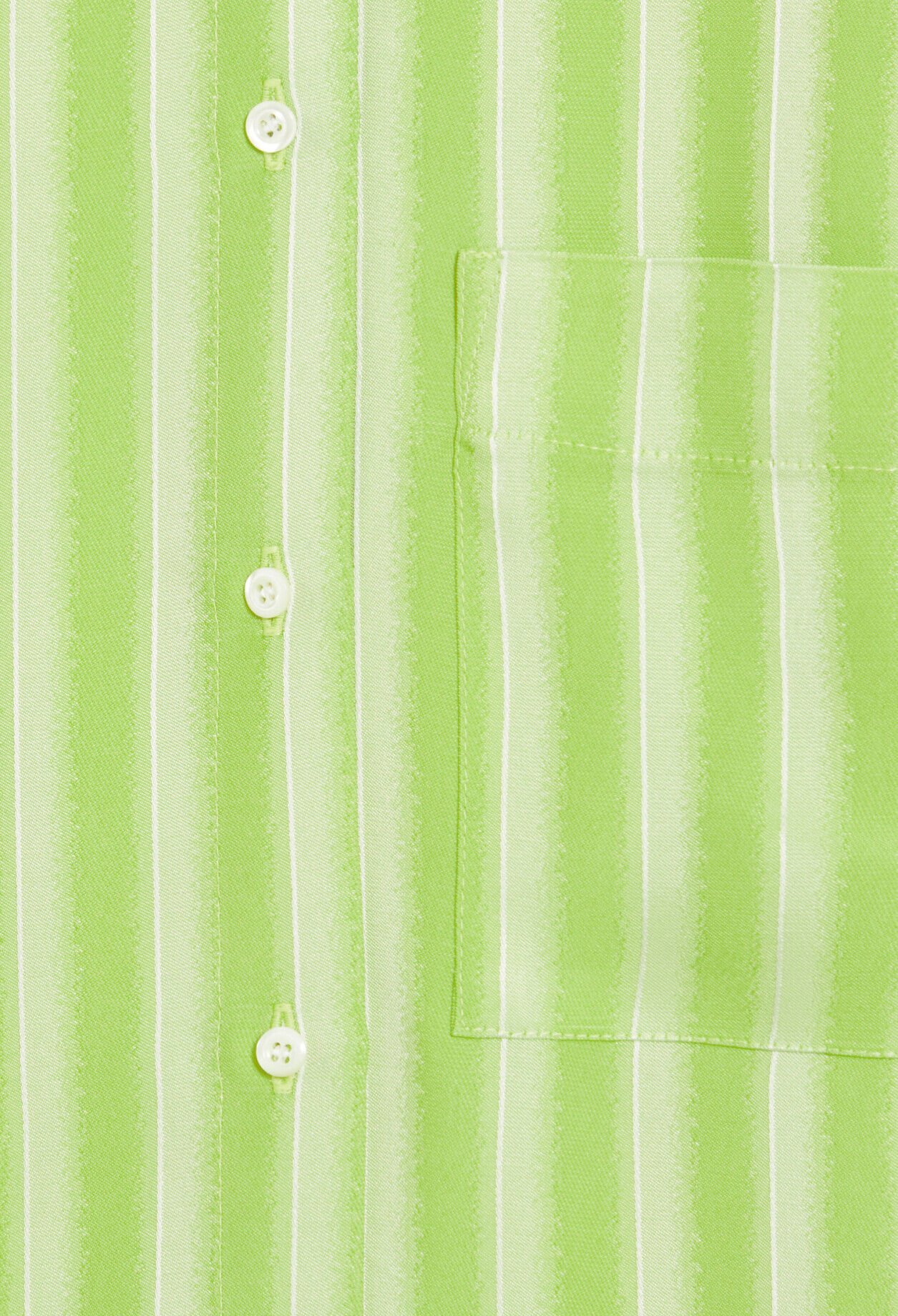 Chemise fluide rayures matcha
