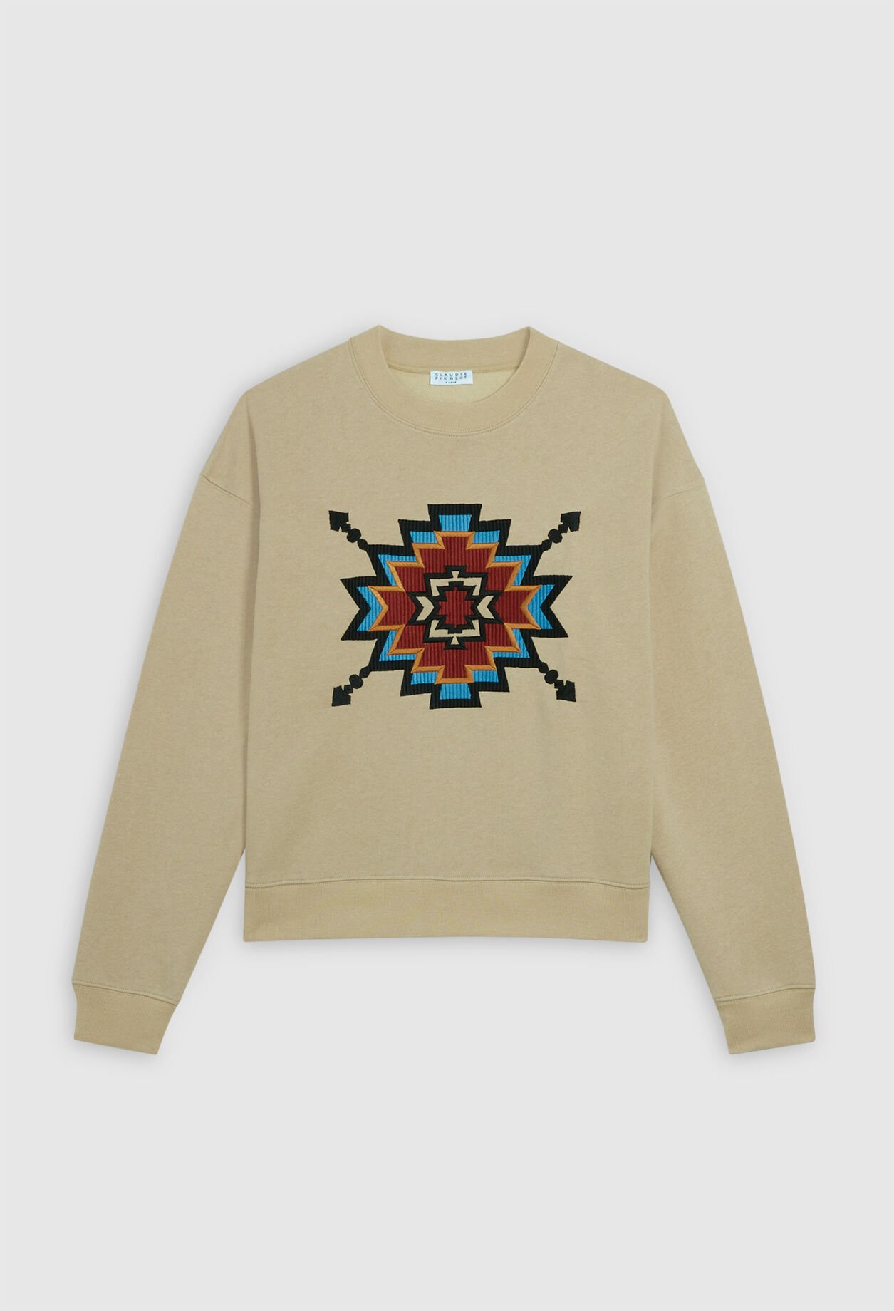 Embroidered sweatshirt