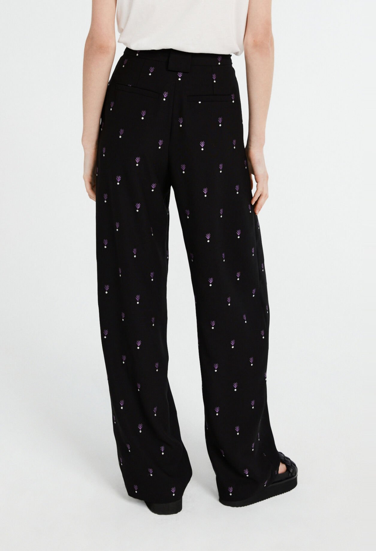 Printed trousers