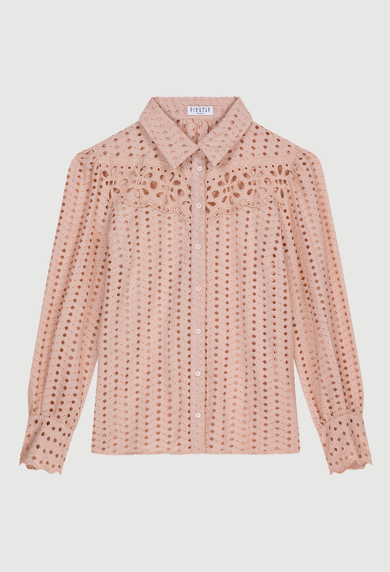 Chemise à broderies anglaises