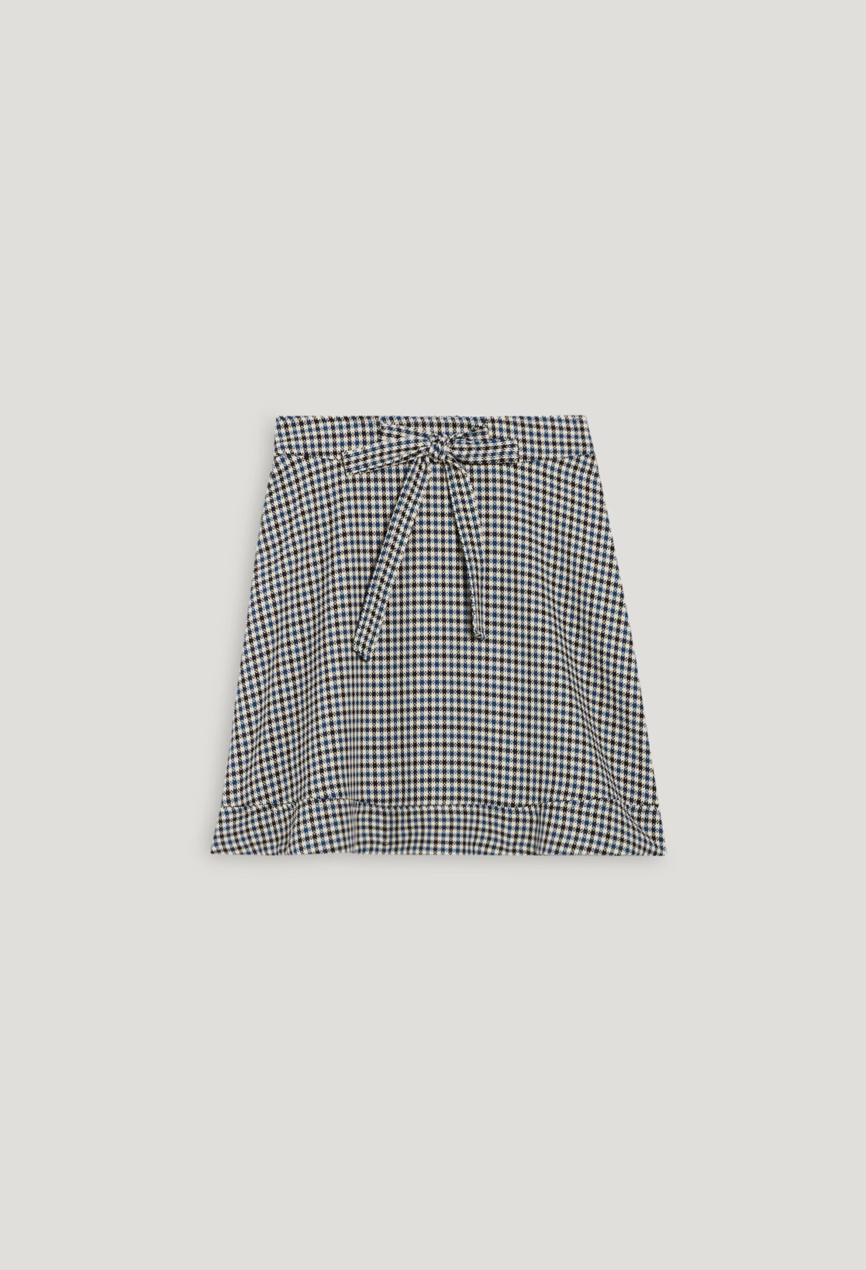 Checked skirt