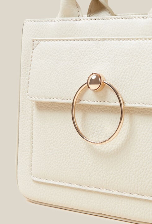 Sac Anouck cuir grainé chaîne