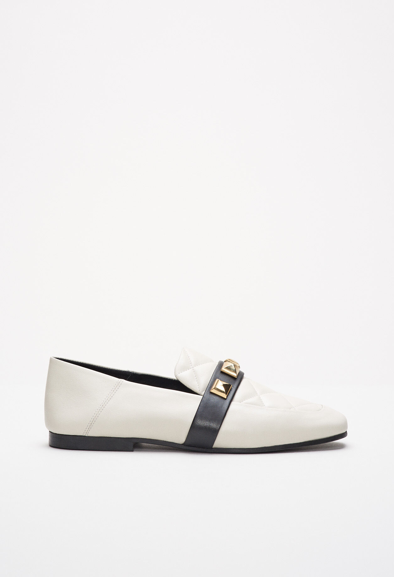Studded moccasins