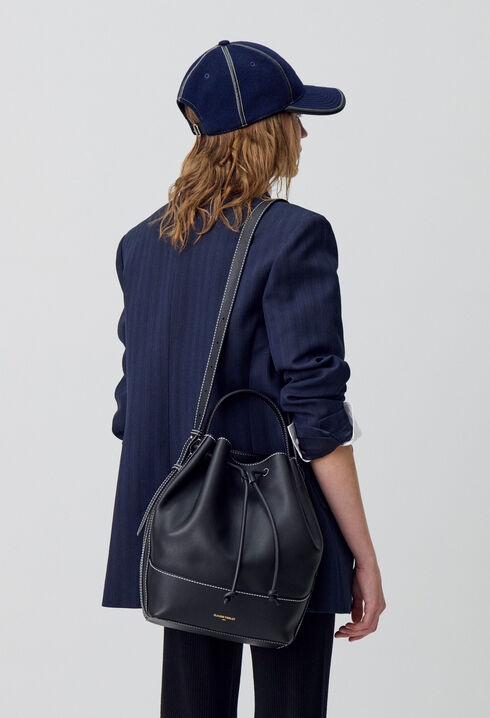 Sac seau cuir