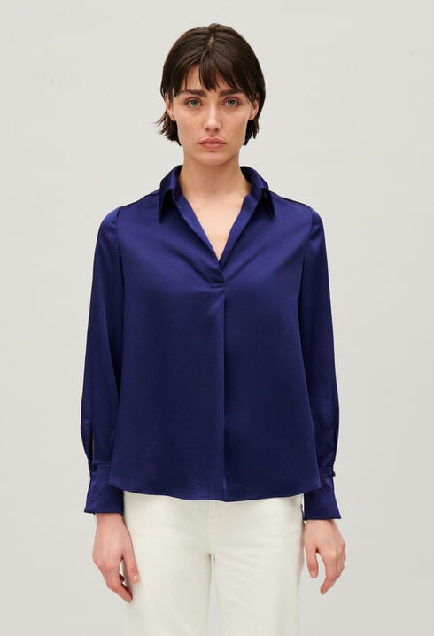 Floaty pleated blouse