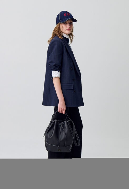 Sac seau cuir