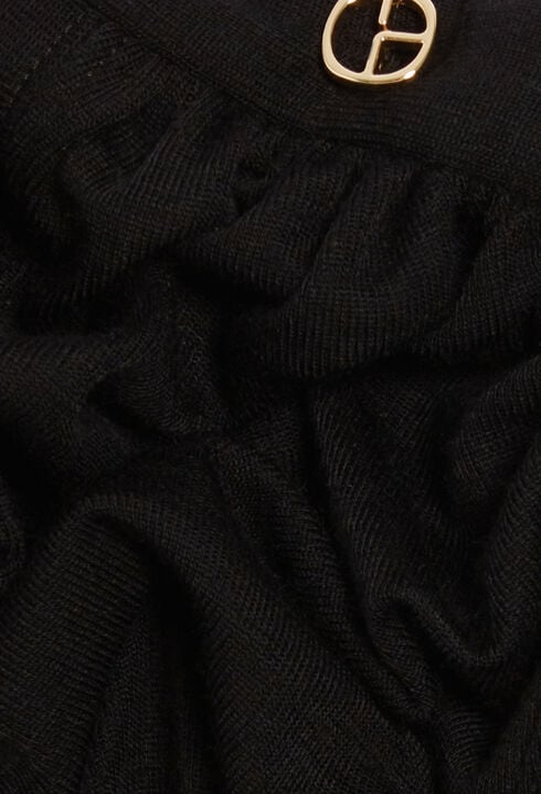 Black wool T-shirt