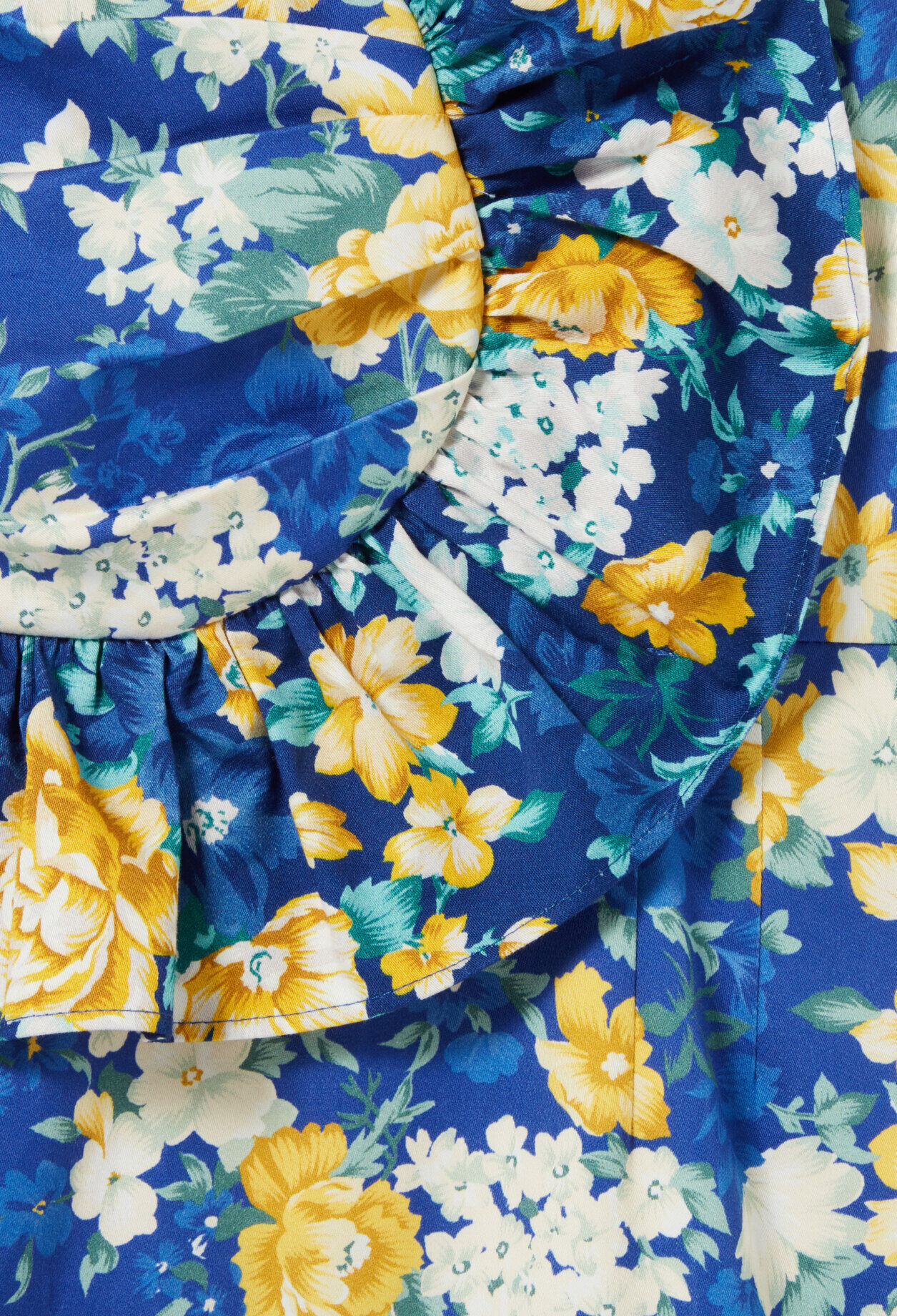 Robe courte volantée