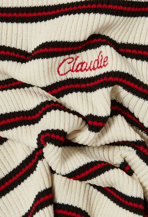 Tricolour striped T-shirt